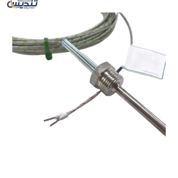 ترموکوپل تیپ K برند تندیس رزوه ۱/۲ و ۵ متر کابل