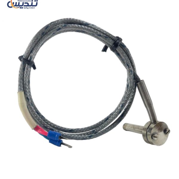 ترموکوپل تیپ J بدون رزوه طول غلاف ۳ سانتیمتر قطر غلاف ۸ میلیمتر